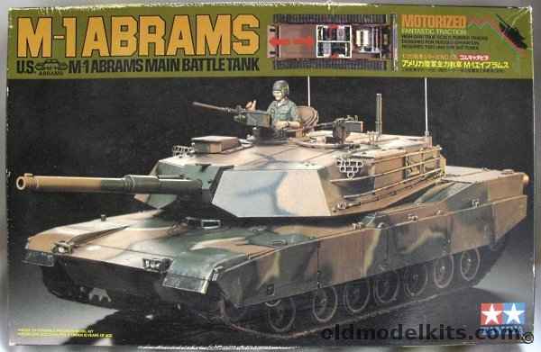 Tamiya 1/35 M-1 Abrams Motorized, 3054 plastic model kit